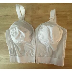 Exquisite Form Wirefree Bra 44C White Full Coverage Soft Support